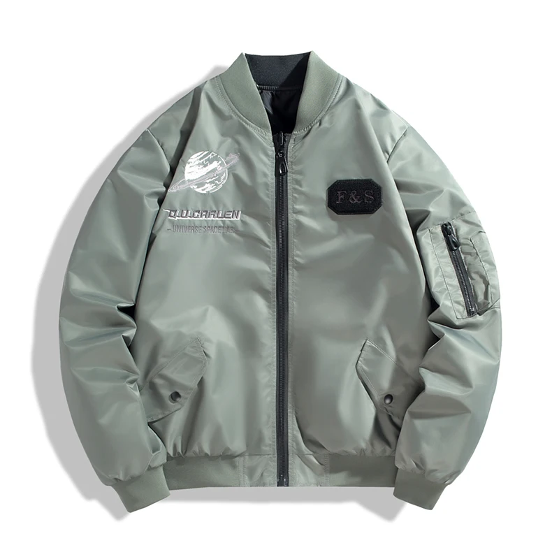 

Flying Jacket, Men's Baseball Jacket, Reversible Couple Style Spring And Autumn Windproof Jacket