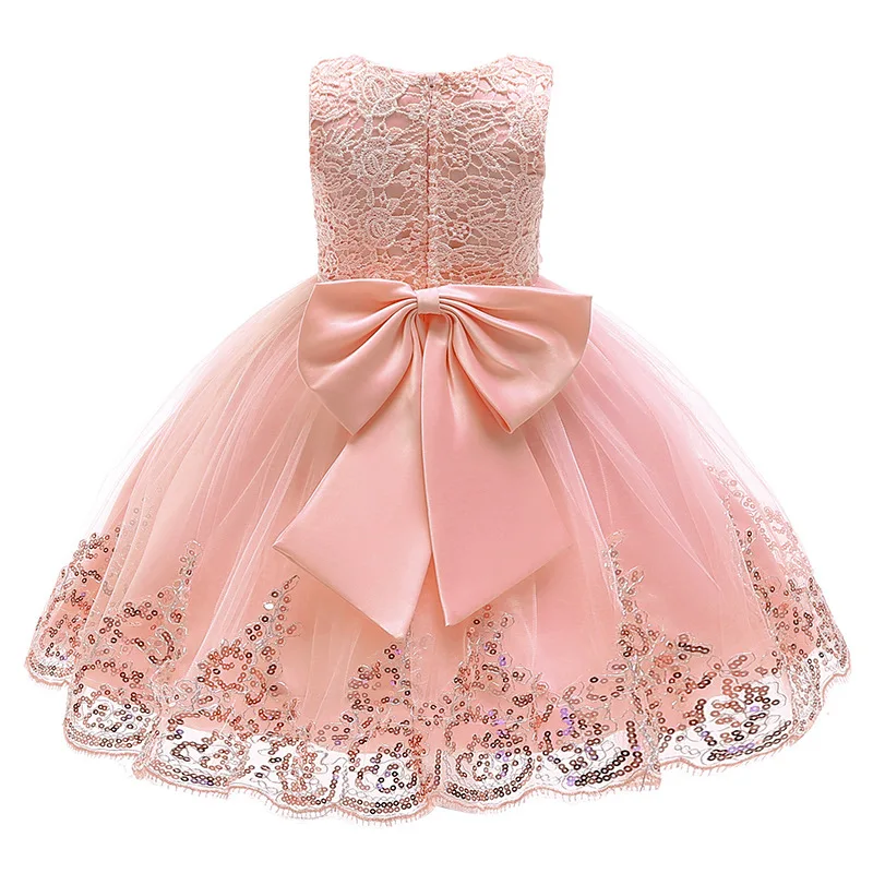Autumn Fashion Bridesmaid Dresses Costume Dress Mesh Formal Dress For Girls Teens Evening Wedding Party Dress For 3-10 Age Girls - 3