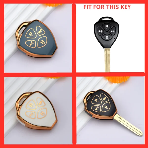 

Чехол-брелок для Toyota RAV4 Crown Avalon Venza Matrix Yaris 4runner Corolla Camry Reiz