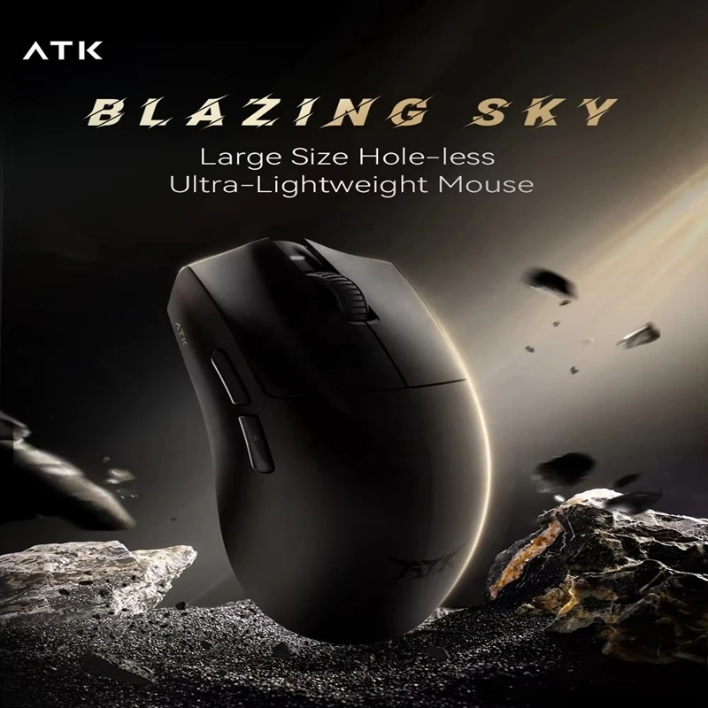 Ultimate ATK Blazing Sky X1 V2 Ultimate 광학 스위치 2.4GHz 무선 및 USB 인터페이스 LED 백라이트 게이밍 마우스