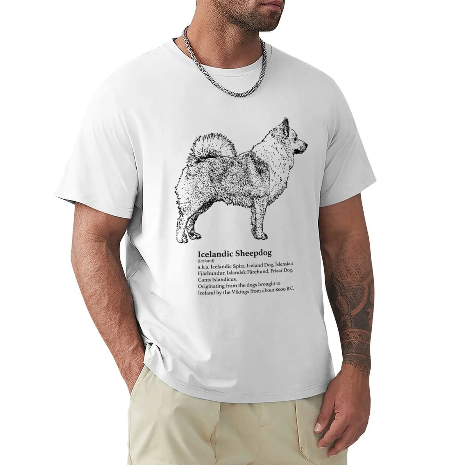 Icelandic Sheepdog T-Shirt customizeds boys whites animal prinfor boys mens t shirts casual stylish