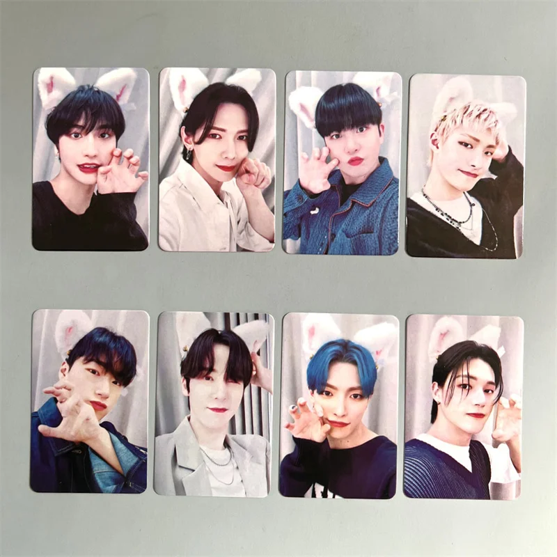 

KPOP 8PCs/set ATEEZ New Album THE WORLD EP.2 OUTLAW Makestar LOMO Card Hongjoong Seonghwa Yunho Yeosang Gift Postcard Photo Card