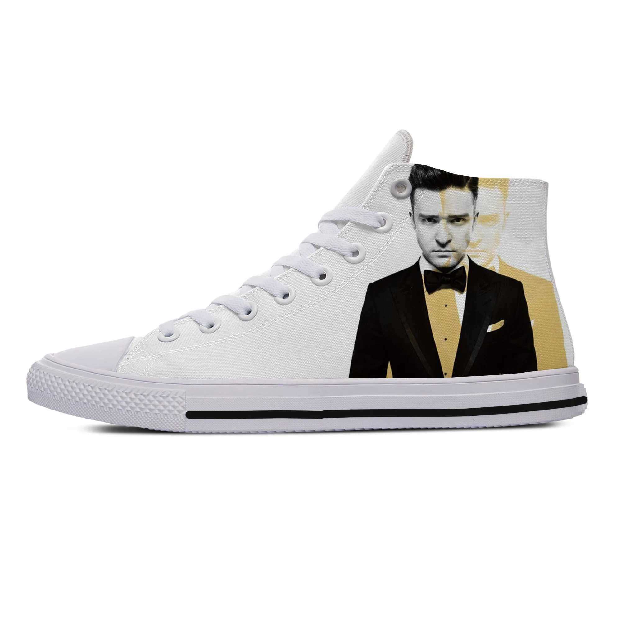 

Hot Cool Summer Justin Timberlake Eminem Leisure Shoes Men Women Hip Hop Comfortable Canvas Shoes High Help Classic Board Shoes