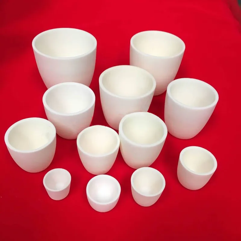 3ml 4ml 10ml 15ml 20ml Alumina Crucible 99 Pure Al2O3 Arcshaped