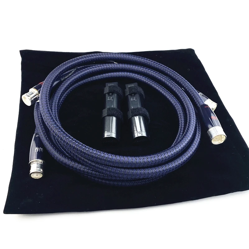 Wild Blue Yonder Xlr Balanced Cable Pss Silver Hifi Audio Interconnect Line Con Sistema Di Dissipazione Del Rumore 72V