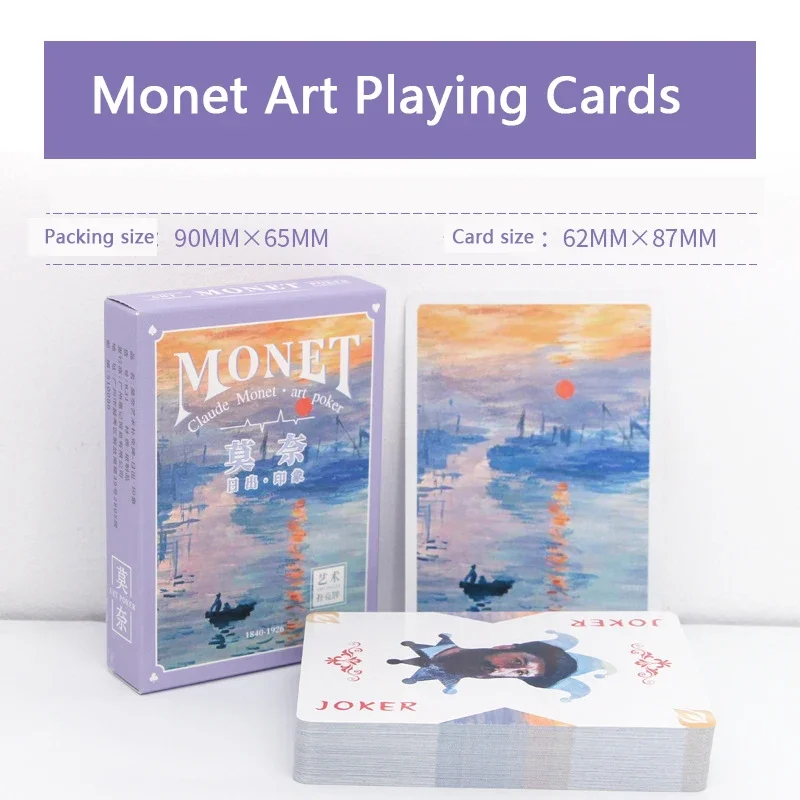 Playing Cards Vincent Van Gogh Sunflower Poker Playing Cards Indoor Family Entertainment Starry Night Casual Board Game