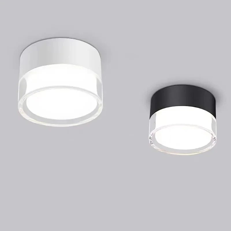 New2023LED 통 디밍이 가능한 천장 조명 7W 9W 12W 15W18W 북유럽 표면 장착 주변 빛나는 LED 통 스포트라이트