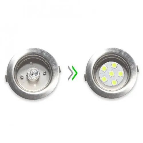 G4 LED 언더 캐비닛 스포트라이트, 12LED 2835SMD 후면 핀, 내추럴 화이트, 12V, 24V, 조도 조절 RV 마틴 D25mm 크리스탈 라이트, 로트당 1 개