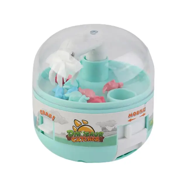 Mini Claw Machine 8 Tiny Stuff Prizes Dinosaur Gashapon Toy Claw Toy Grabber Fingertip Toy Birthday Gifts 5