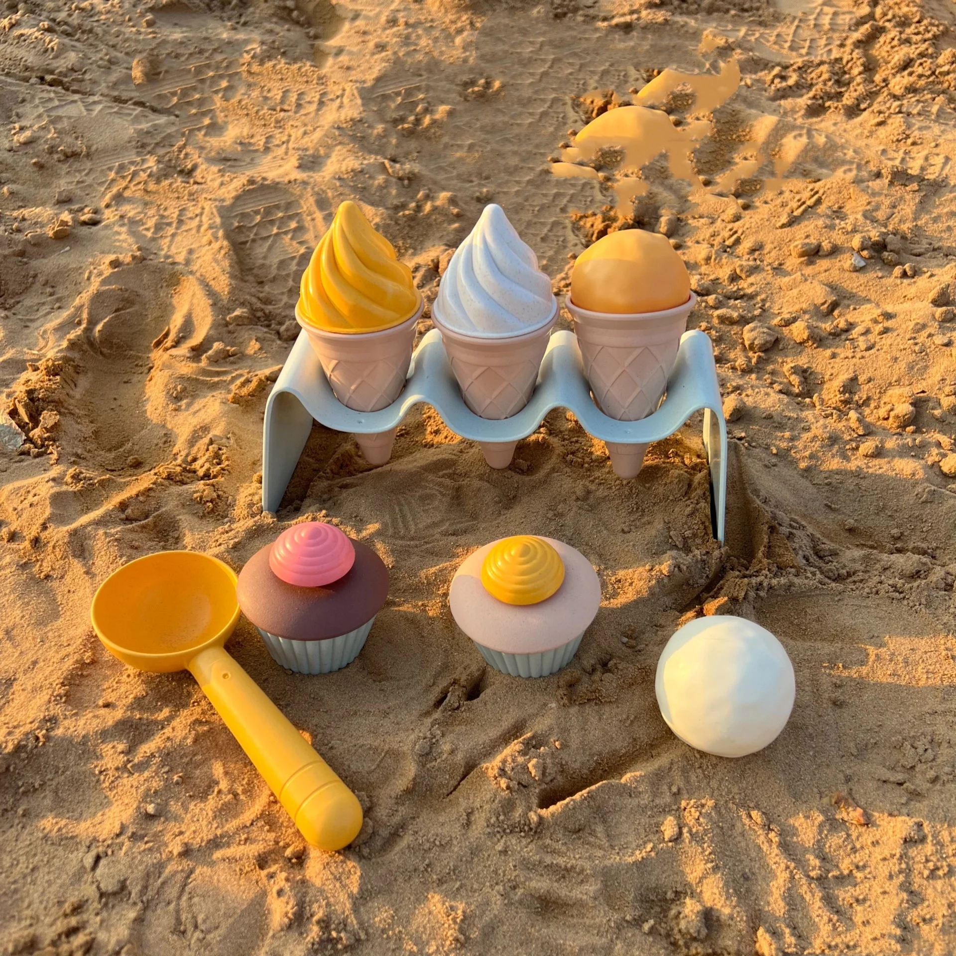 Children's Toys Beach Bucket Set Hold Sand Has Digging Tools Can Also Be Used For Watering Flowers_voghion.com