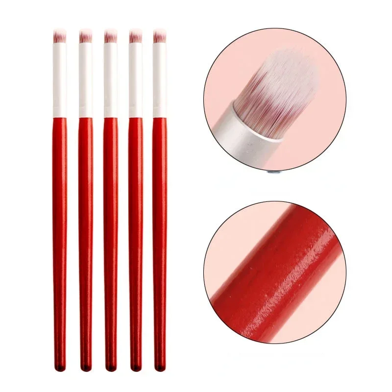 Gradient Smudge Nail Brush Art Brushes for Manicure Uv Gel Polish Draw Paint Wooden Pen Nail Tools Accesoires Set 2