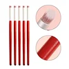 Gradient Smudge Nail Brush Art Brushes for Manicure Uv Gel Polish Draw Paint Wooden Pen Nail Tools Accesoires Set 2