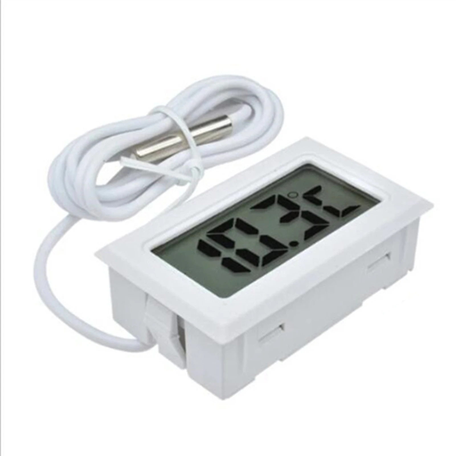 

Embedded Electronic Digital Display Thermometer Freezer Electronic Temperature Hygrometer with Probe Perfect For Use In