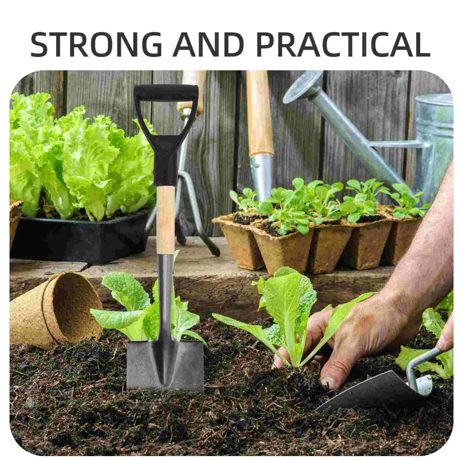 Plastic Handle Grip Handles Link Simple Useful Spade Digging Raking Household Replacement