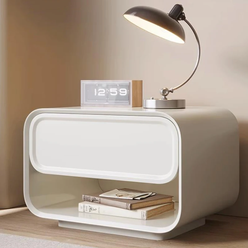

Small White Nightstands Organizer Nordic Console Storage Vanity Italian Sideboards Nightstands Dresser Table Basse Furnitures