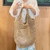 Niche Women Rattan Tote Bag Luxurious Designer Wicker Shoulder Handbag Fashion Trend Women Handbag Shopping Straw Bag Organizers 1
