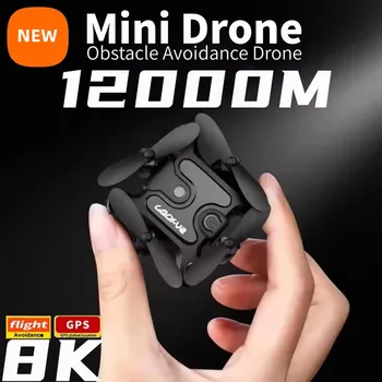 Mini Drone V2 Professionale con Telecamera HD, WiFi 5G FPV, Mantenimento dell'Altitudine a Pressione d'Aria, Quadricottero Pieghevole RC, Nuovo UAV Giocattolo