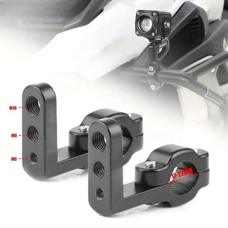 범용 자동차 및 오토바이 헤드 라이트 클립 브래킷 키트 트럭 자동차 ATV 오토바이에 대 한 1/2pcs LED 작업 조명 폴 설치