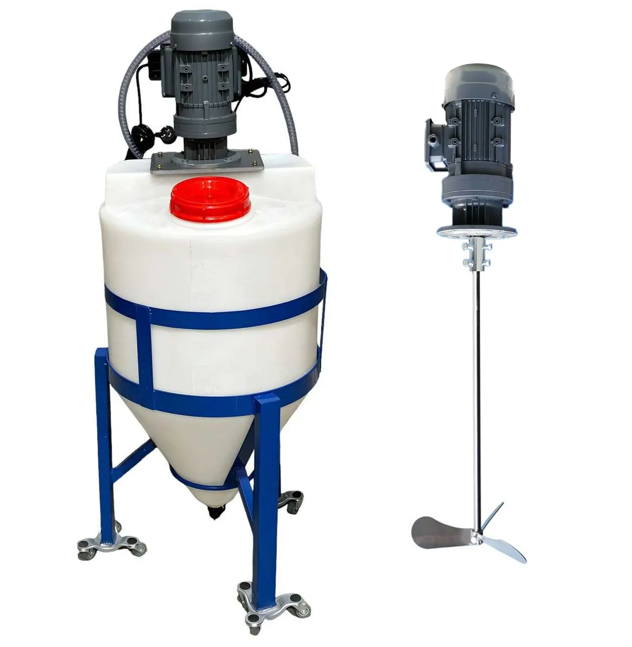 100L、200L、300L、500L、800Lのプラスチック製化学薬品混合タンク 