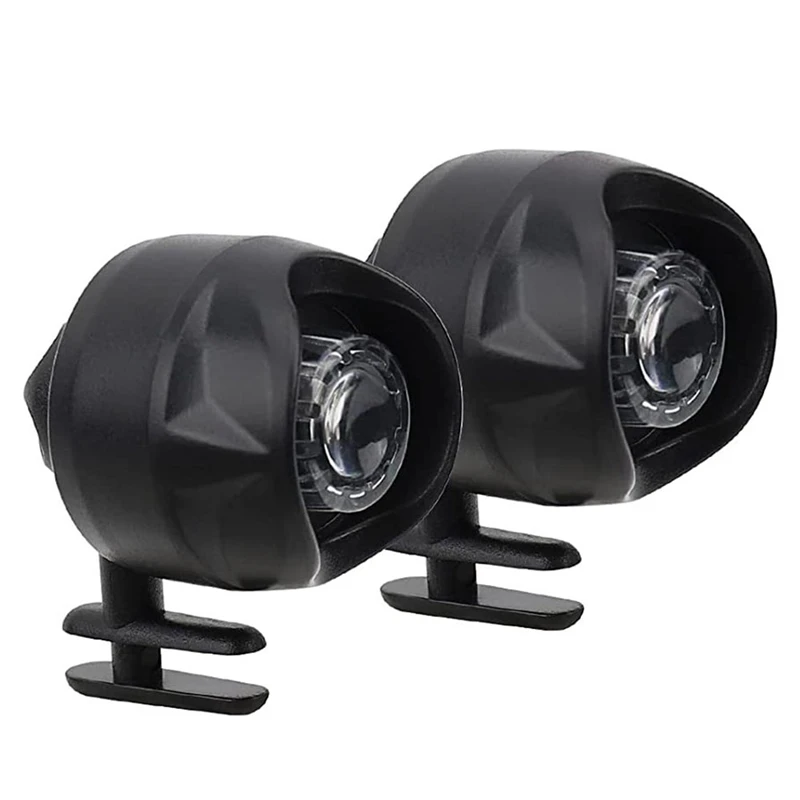 

1 компл. Лампа для головного света, мини светодиодные фонари для Croc Lamp Ipx5, водонепроницаемые фонари для обуви (черный)