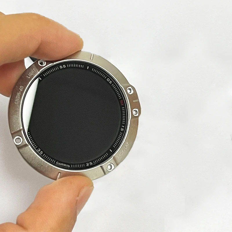 For GARMIN Fenix 6 LCD Screen Front Case with Buttons Replacement Part