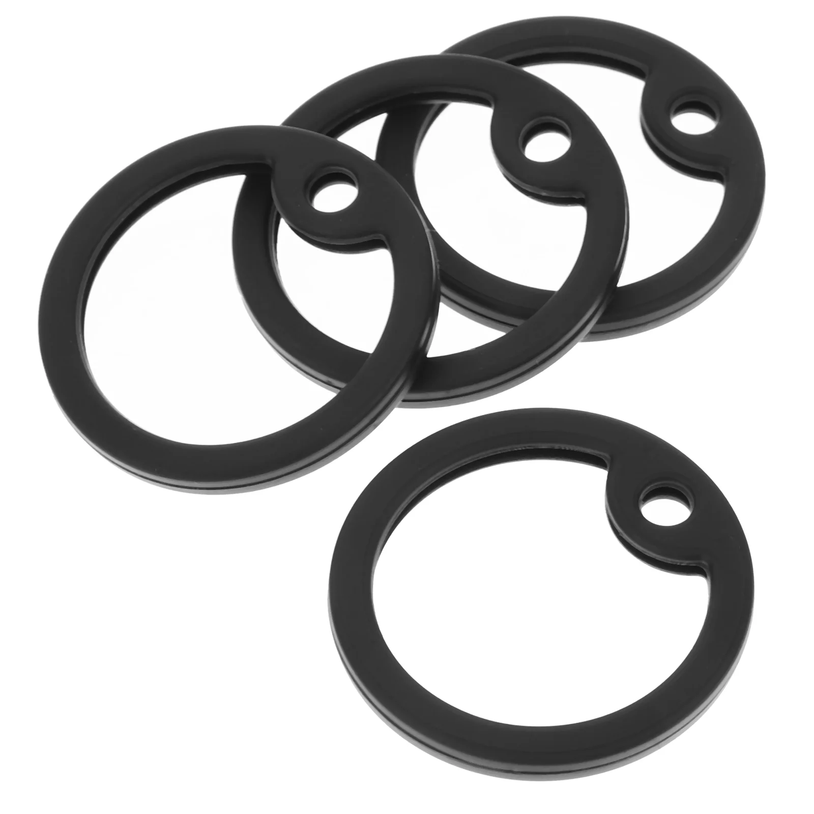 

Dog ID Tag Silencers Silicone Dogtag Silencer (Black)
