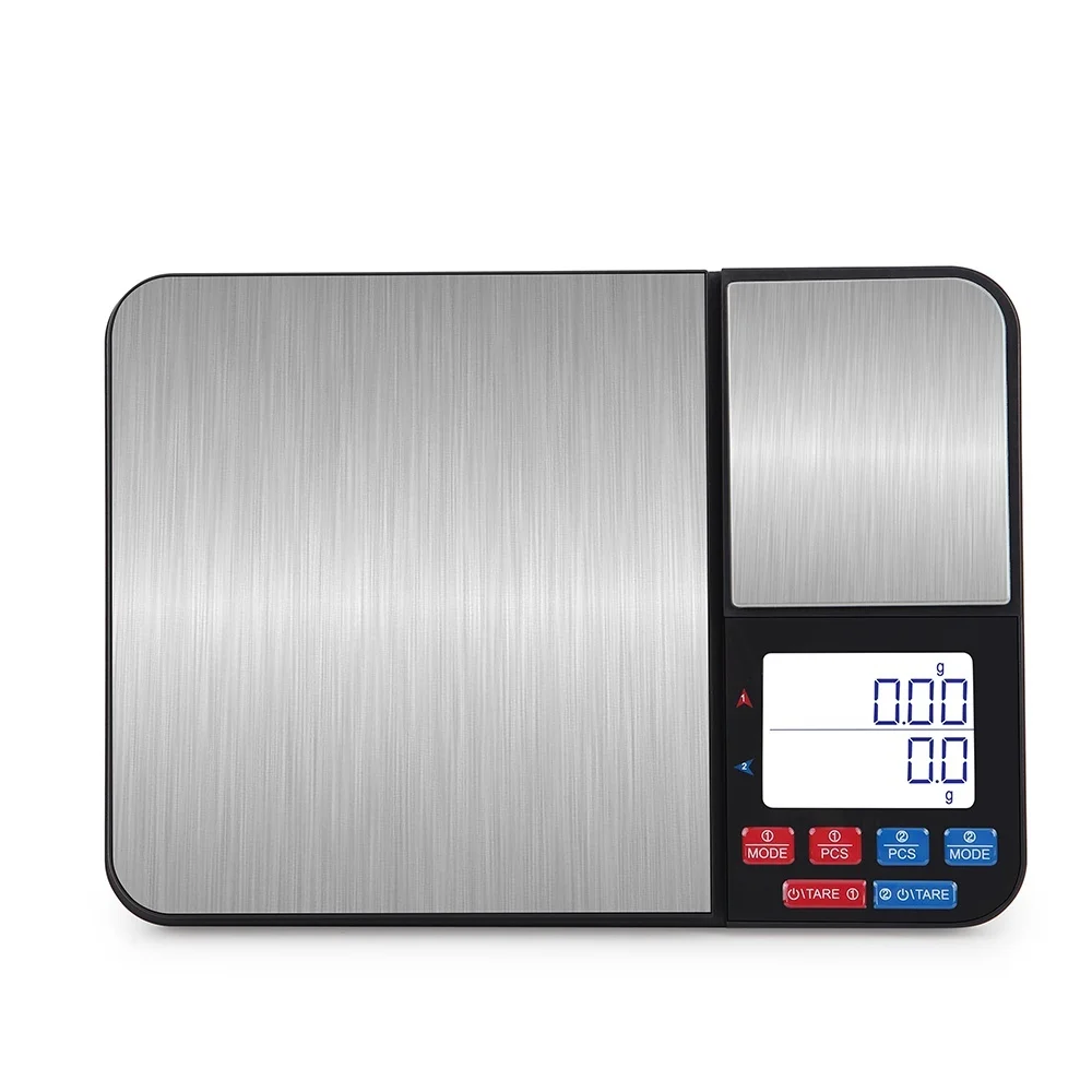 Precision Dual Platform Digital Kitchen Scale with Two Measurement Accuracies and High Capacity