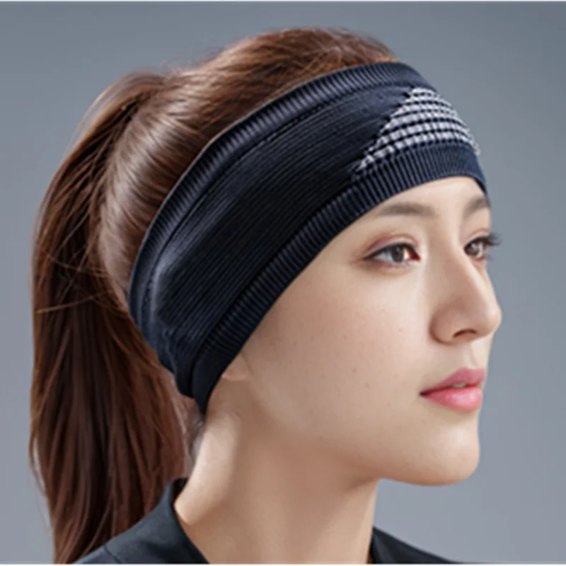 Description Picture 2 of itemSports Sweatband Anti-slip Absorbent Sweat Headband Cycling Work Out Fitness Yoga Athletic Running Hair Band Men Women Headwear