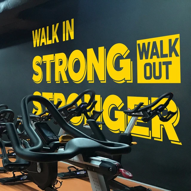 Gym Decor Ideas Home Gym, Be Stronger Than Your Excuses, Exercise ...