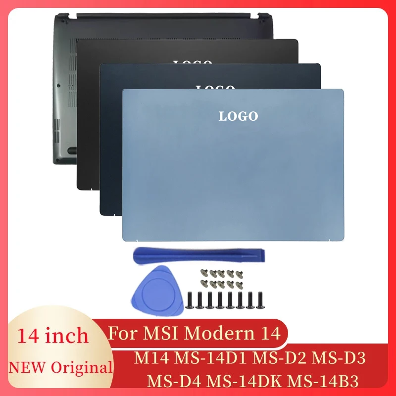 Nuova Custodia Per Laptop Per Msi Modern 14 M14 Ms-14D1 Ms-D2 Ms-D3 Ms-D4 Ms-14Dk Ms-14B3 Cover Posteriore Lcd Per Laptop/Cover Inferiore