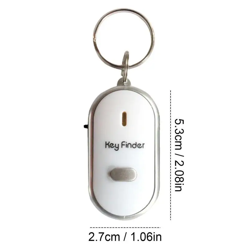 Key Finder Whistle Key Finder Flashing Beeping Remote Lost Keyfinder Locator Keychain Anti-lost Device Alarm