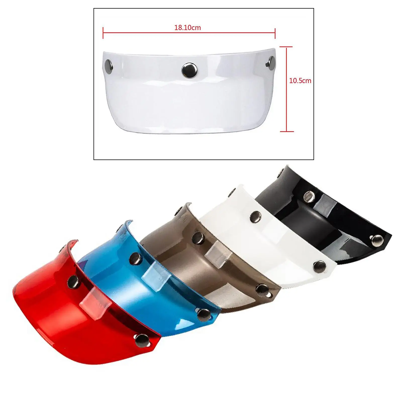 휴대용 헬멧 쉴드 필름 투명 김서림 방지 바이저 렌즈 (유니버설 오토바이 헬멧 및 액세서리용)