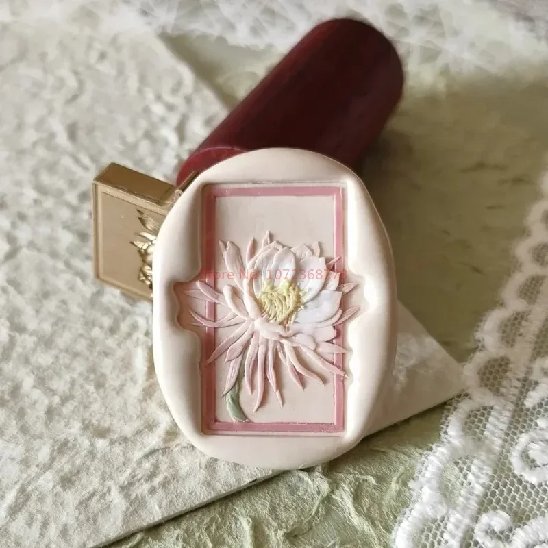 Diy Fire Seal Seal Head Vitality Series Multi-layer Relief Fine Carving Copper Head Handmade Stamp Toy Envelope Invitation