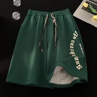 M-5XL hommes Shorts pantalons courts décontractés surdimensionné Shorts de plage rétro lettres imprimer Shorts de sport cinq Points Shorts vêtements pour hommes 5