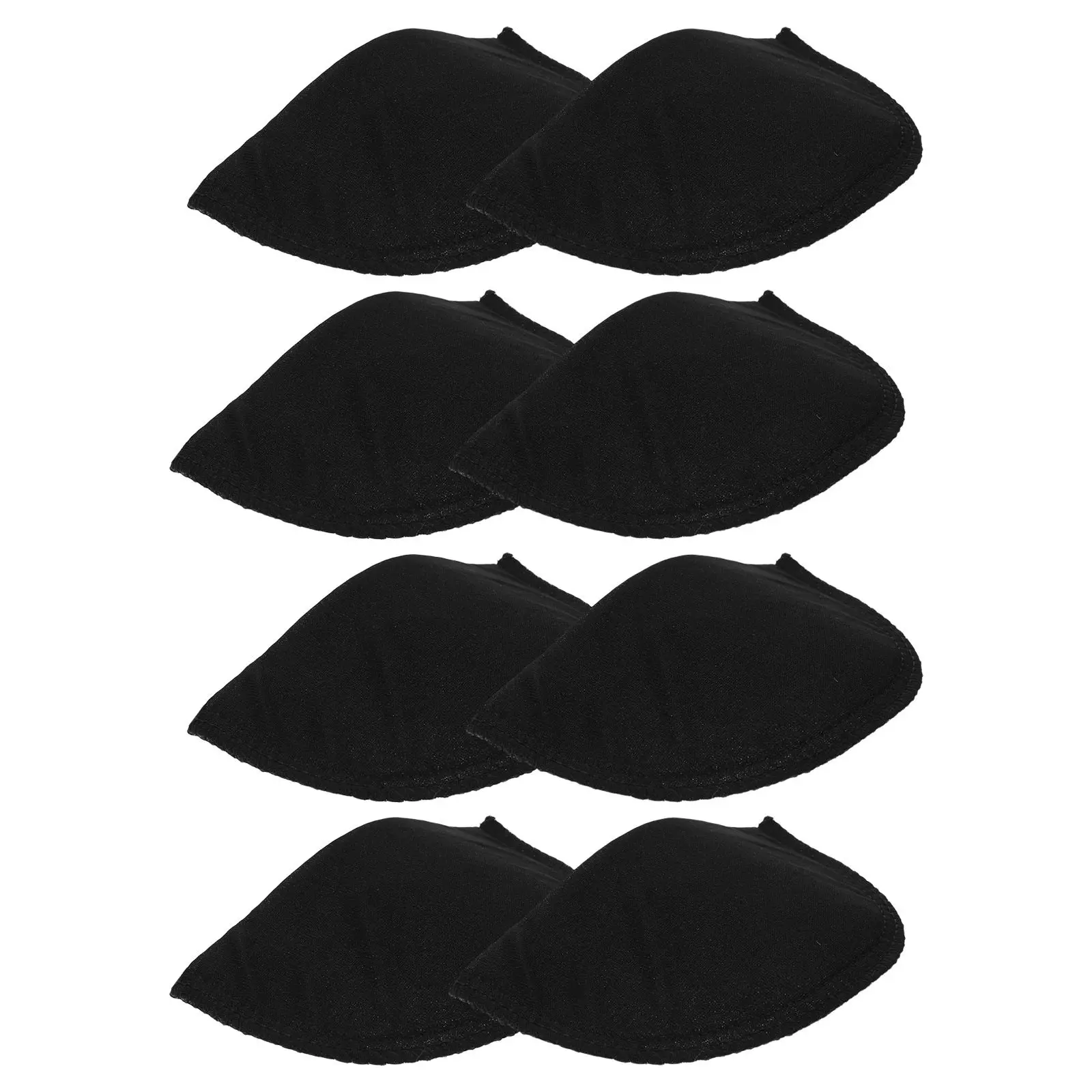 4쌍의 부드러운 스폰지 어깨 패드 세트-여성 정장 재킷 드레스 코트 의류 바느질 통기성 편안한 착용감