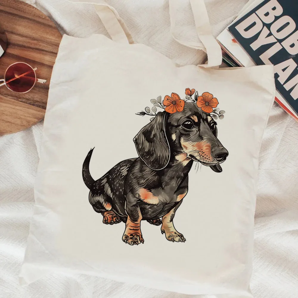 

Dachshund shopping bag shopper bolso reusable grocery handbag shopper bag jute bolsas reutilizables custom