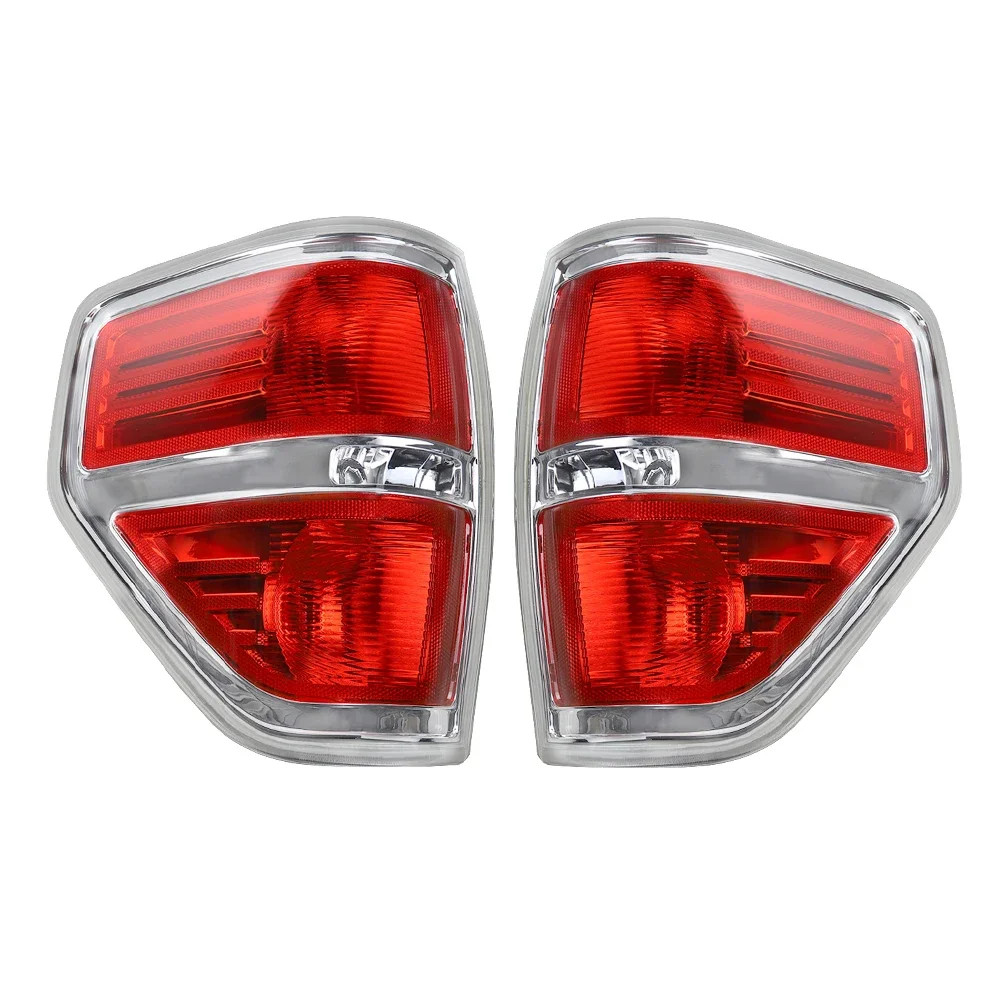 

Passenger and Driver Side Tail Light Housing Tail Lamp Lens For Ford F150 F-150 2009 2010 2011 2012 2013 2014