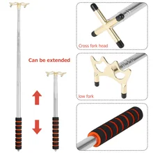 

NEW Billiards Bridge 32.5-150cm Retractable Billiards Pool Cue Stick with Brass Bridge Head Durable illiards Pool Cue Accessory