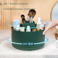360° Rotating makeup Storage Box Desktop Makeup Organizer Cosmetic Brush Holder Lipstick Eyebrow Pencil Holder Jewelry Container 1