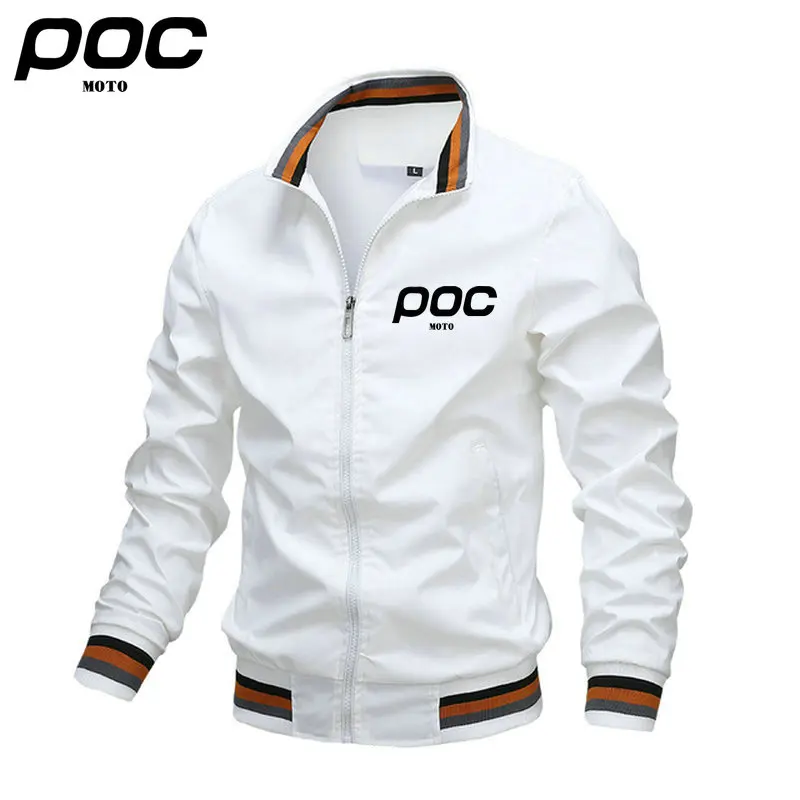

New MOTO POC Men’s Windbreaker Polyester Jackets Casual Jacket Men Outdoor Sports Coat Spring Autumn Cycling Jacket Men Clothing
