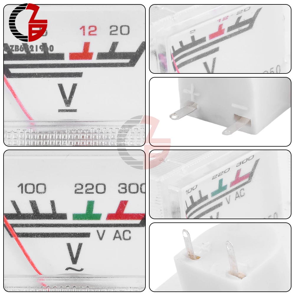 Analog Pointer Voltage and Current Panel Meter Tester