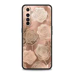 Elegant Rose Gold Art Case - Premium Protective Cover for Realme GT5 (A1)
