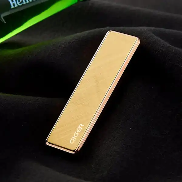 Flameless Electric Plasma Arc Lighter Metal Windproof Waterproof USB Rechargeable Dual Arc Lighter Creative Gift Silent for electric arc igniter