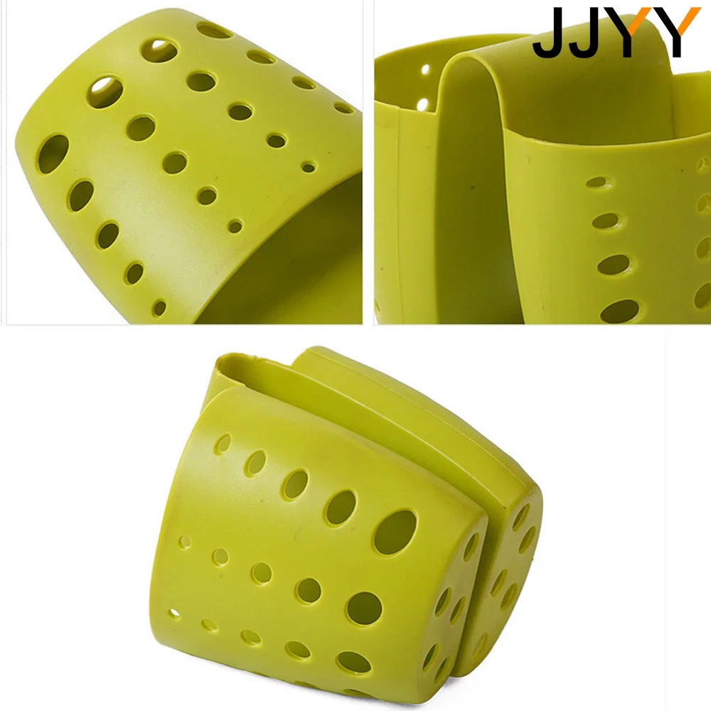 Kitchen Tools Kitchen Sink Saddle Style Double Silicone Sponge Holder Sink Rack Storage Organizer Soap Stonego