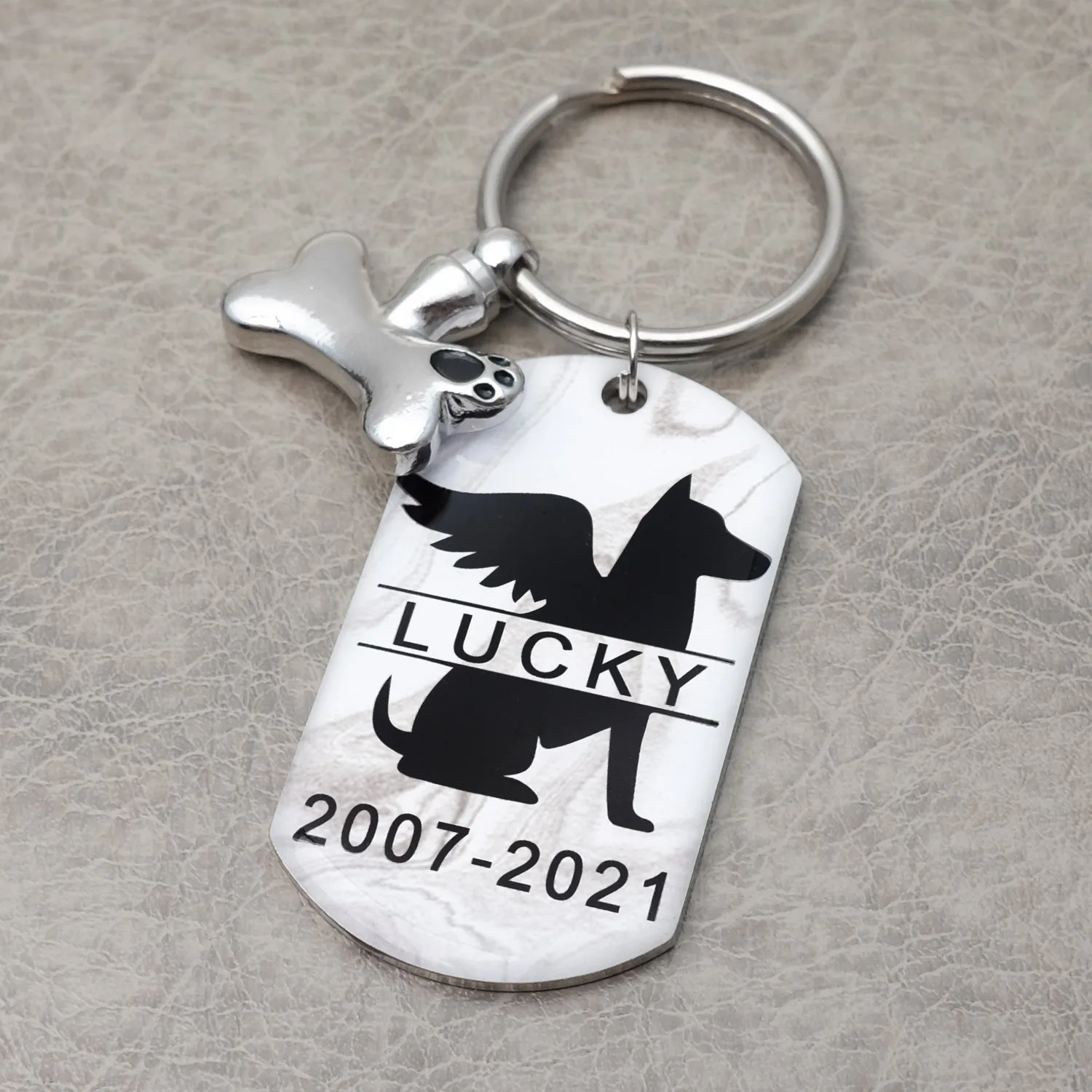 

Personalized Dog Urn Keychain Dog Tag Urn Key Chain Pet Memorial Cylinder Cremation Urn Keyring Pet Photo Keepsake Ashes Keyring