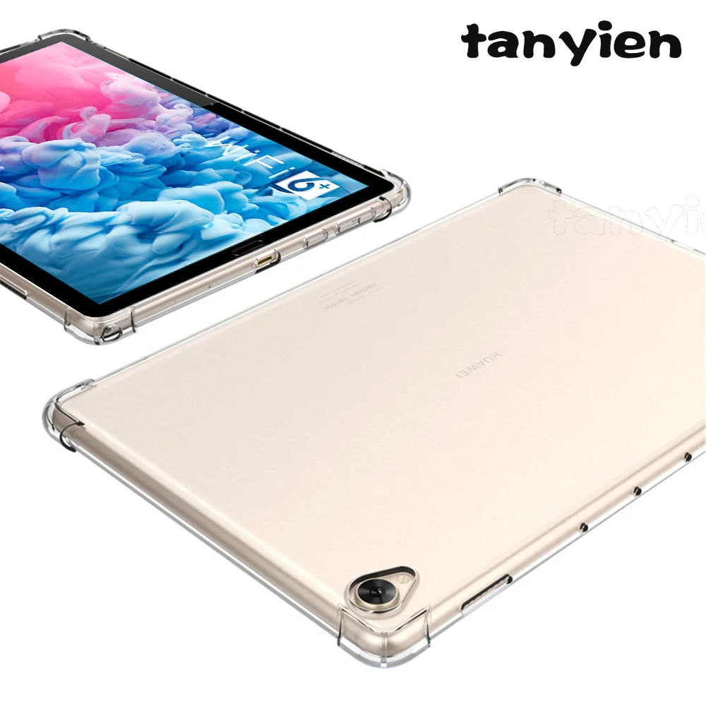 Huawei MatePad 10.8 용 방진 쉘 2020 SCMR-W09 SCMR-AL00 유연한 소프트 실리콘 타블렛 케이스 백 커버
