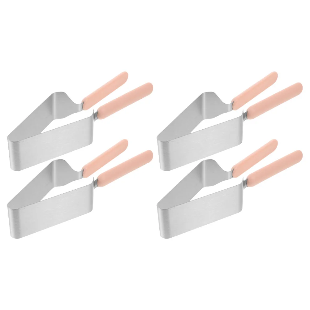 

4 Pcs Cake Slicer Wedding For Cutting Tool Cheese Its Device Scraper Pie Party