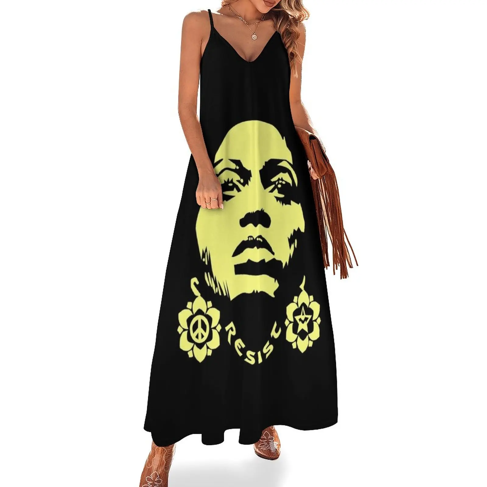 

Angela Davis Sleeveless Dress women party dresses summer clothes for women party dresses women