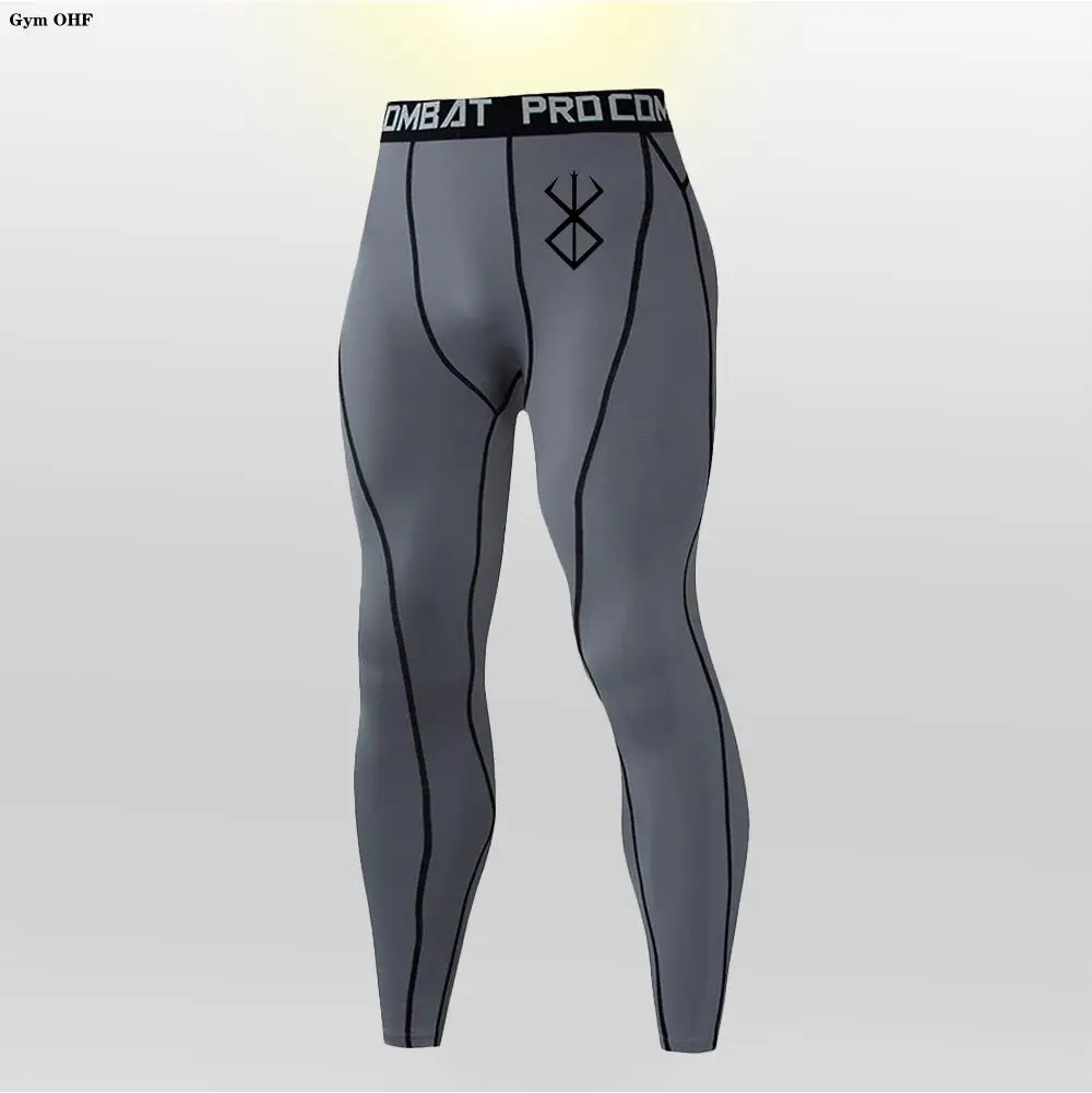 Anime Berserk-Men's Jogging Compression Pants Sports Running Tights Gym Bodybuilding Exercise Leggings Quick Dry
