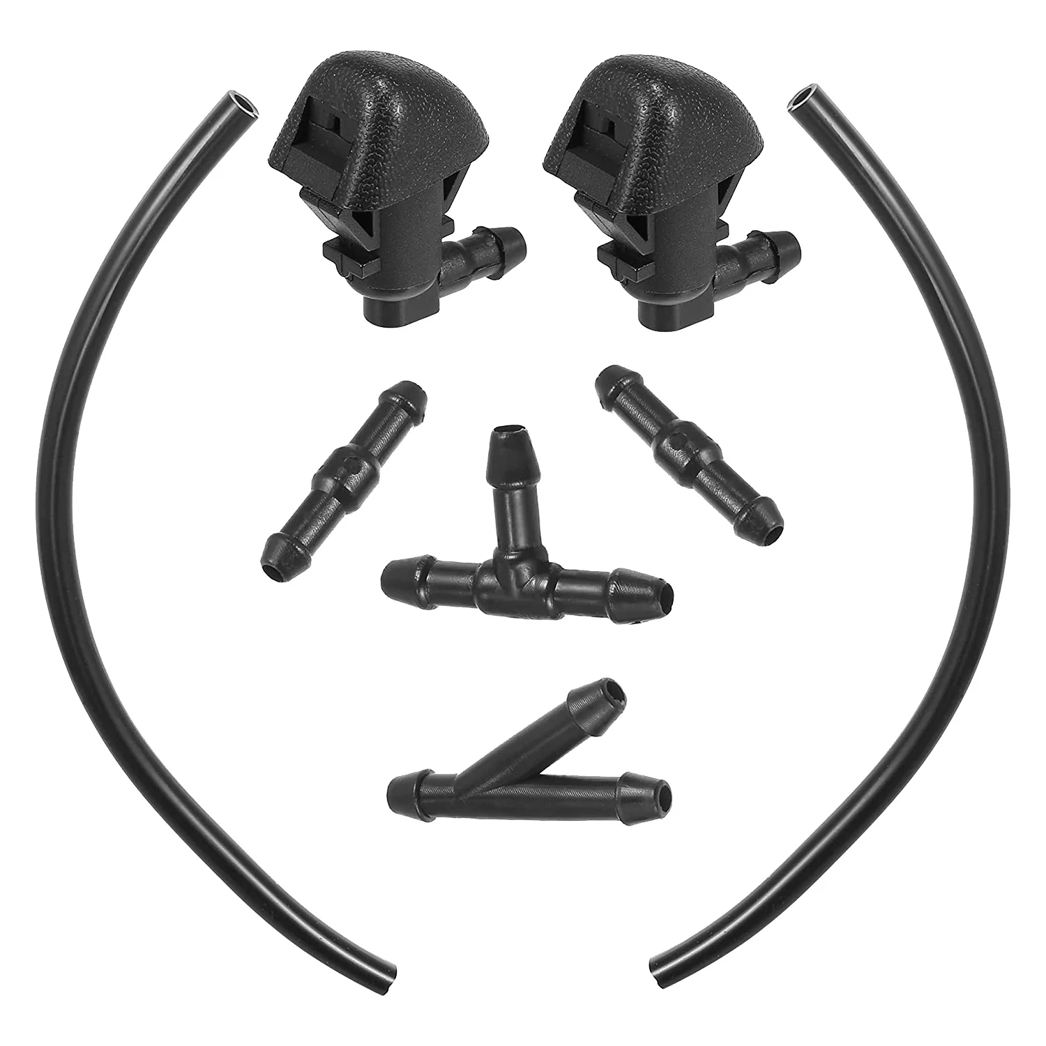 

1 Set Windshield Washer Nozzles Kit 76810--A01ZA and Fluid Hose with Connectors for Pilot 2009-2012 2014